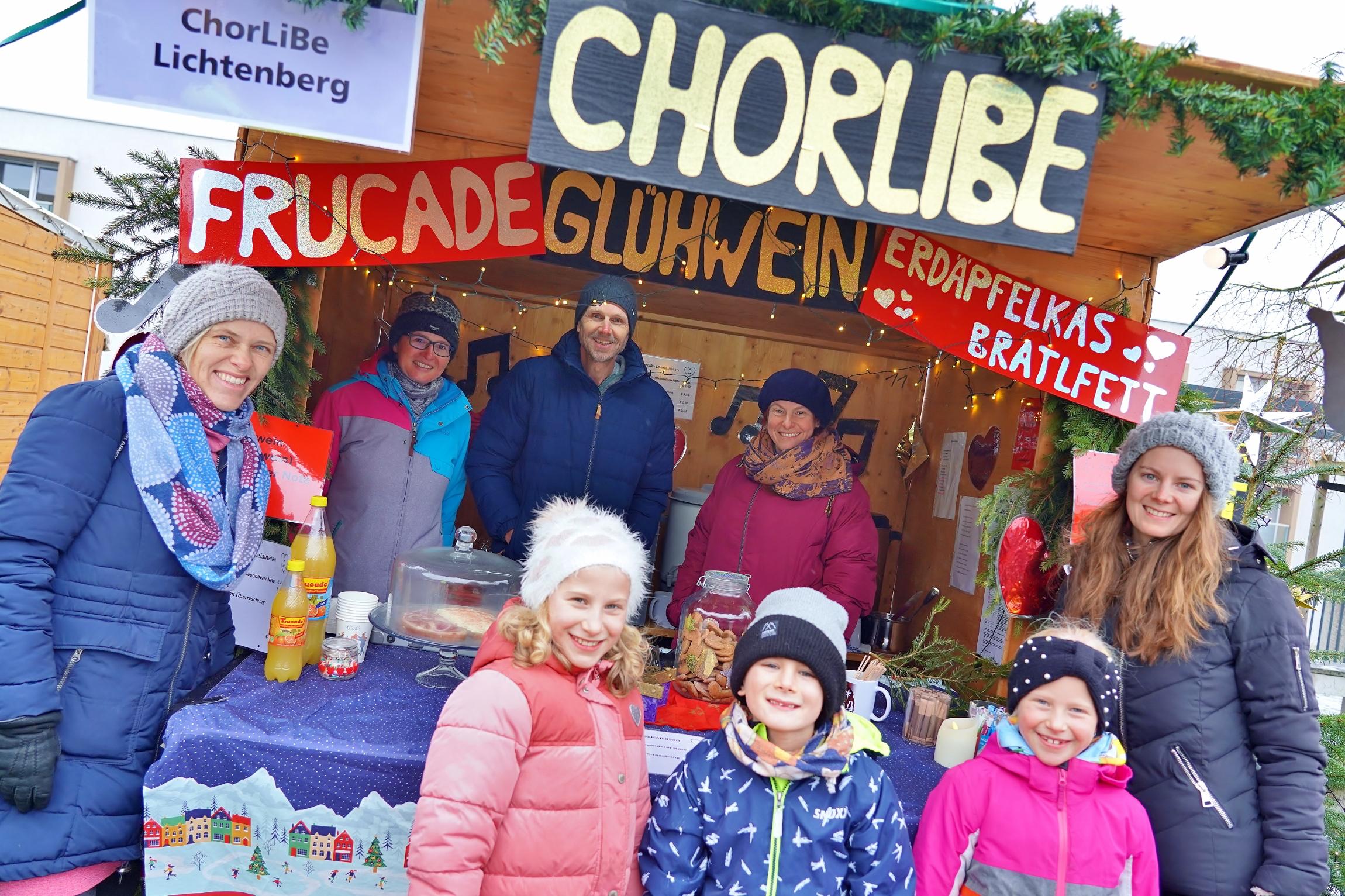 Unser Weihnachtsmarktstand